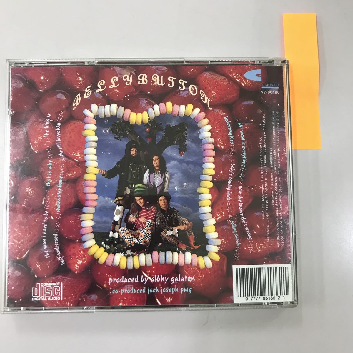 CD 中古☆【洋楽】JELLYFISH BELLYBUTTON_画像2