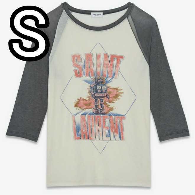 【激レア】【新品】 キムタク 登坂広臣 SAINT LAURENT ロボット Tシャツ Sサイズ サンローラン カットソー ラグラン _画像1