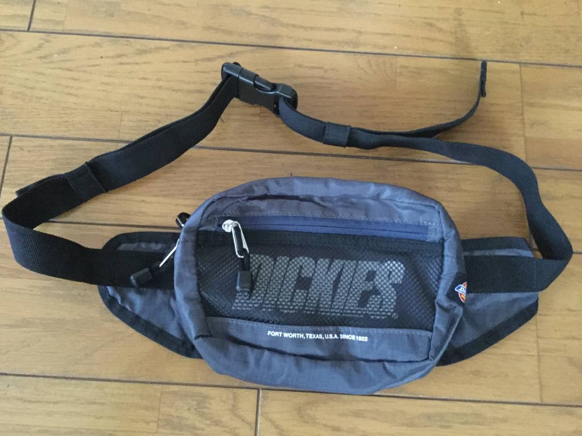 未使用DICKIESディッキーズワンショルダーバックグレー_画像1