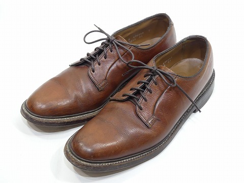 レア 最高級 70s 77年製 ビンテージ Florsheim フローシャイム インペリアル クオリティ プレーントゥ レザー シューズ 10 1/2B 28cm位 60s