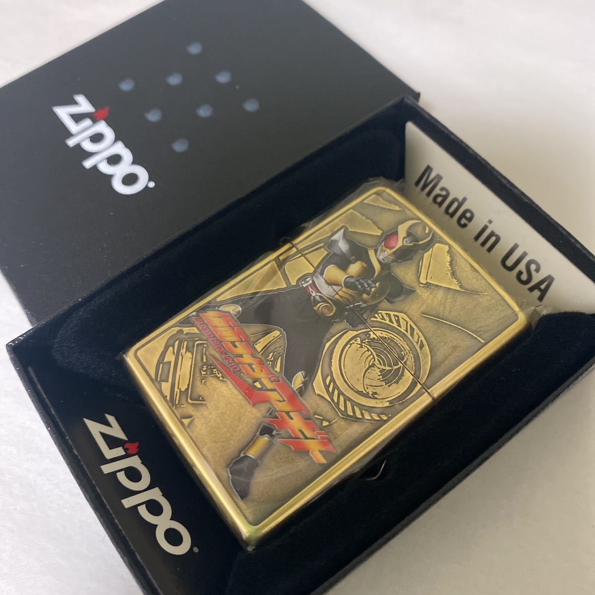 未開封 美品 2000年 仮面ライダー クウガ zippo ジッポーライター-