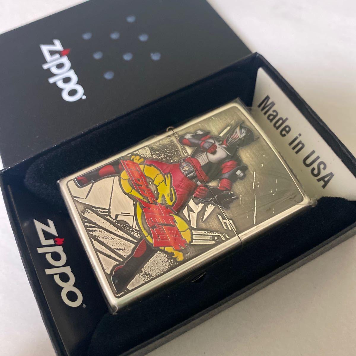 激レアジッポ 仮面ライダー龍騎 平成仮面ライダー20周年記念ZIPPO 50個限定生産 仮面ライダージッポ 写真が現物です。