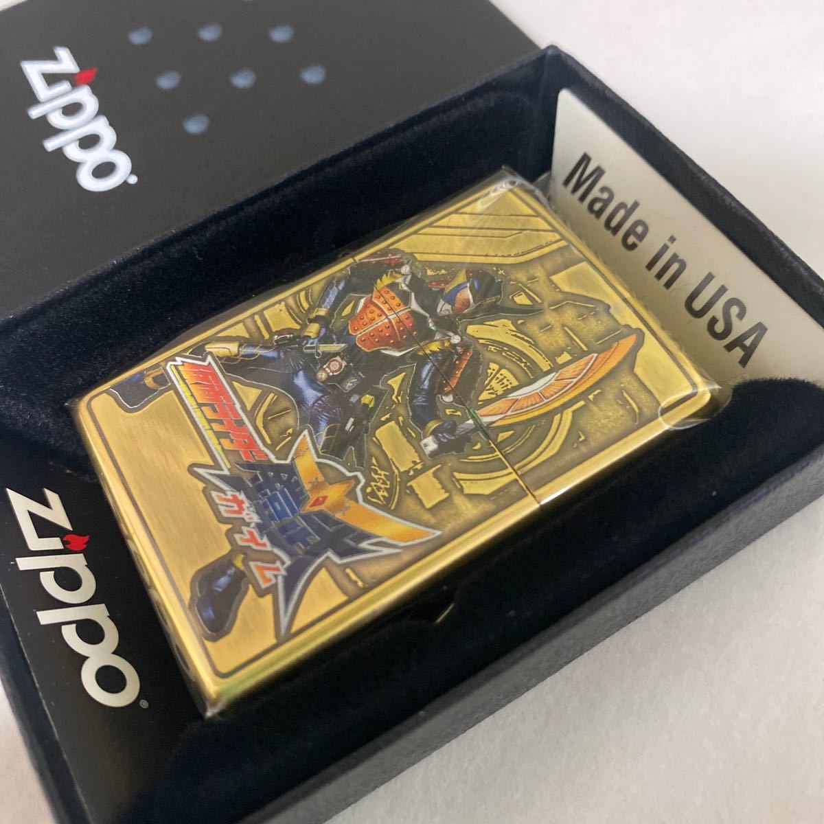  очень редкий Zippo Kamen Rider доспехи .gaim эпоха Heisei Kamen Rider 20 anniversary commemoration ZIPPO 50 шт ограниченный выпуск Kamen Rider Zippo фотография . реальная (настоящая) вещь..