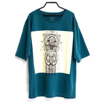 【新品】 米津玄師 クランTシャツ XLサイズ グッズ 幕張 2018 Flamingo 完売品 レア 服 ライブグッズ ツアー イラスト フラミンゴ グリーン_画像1