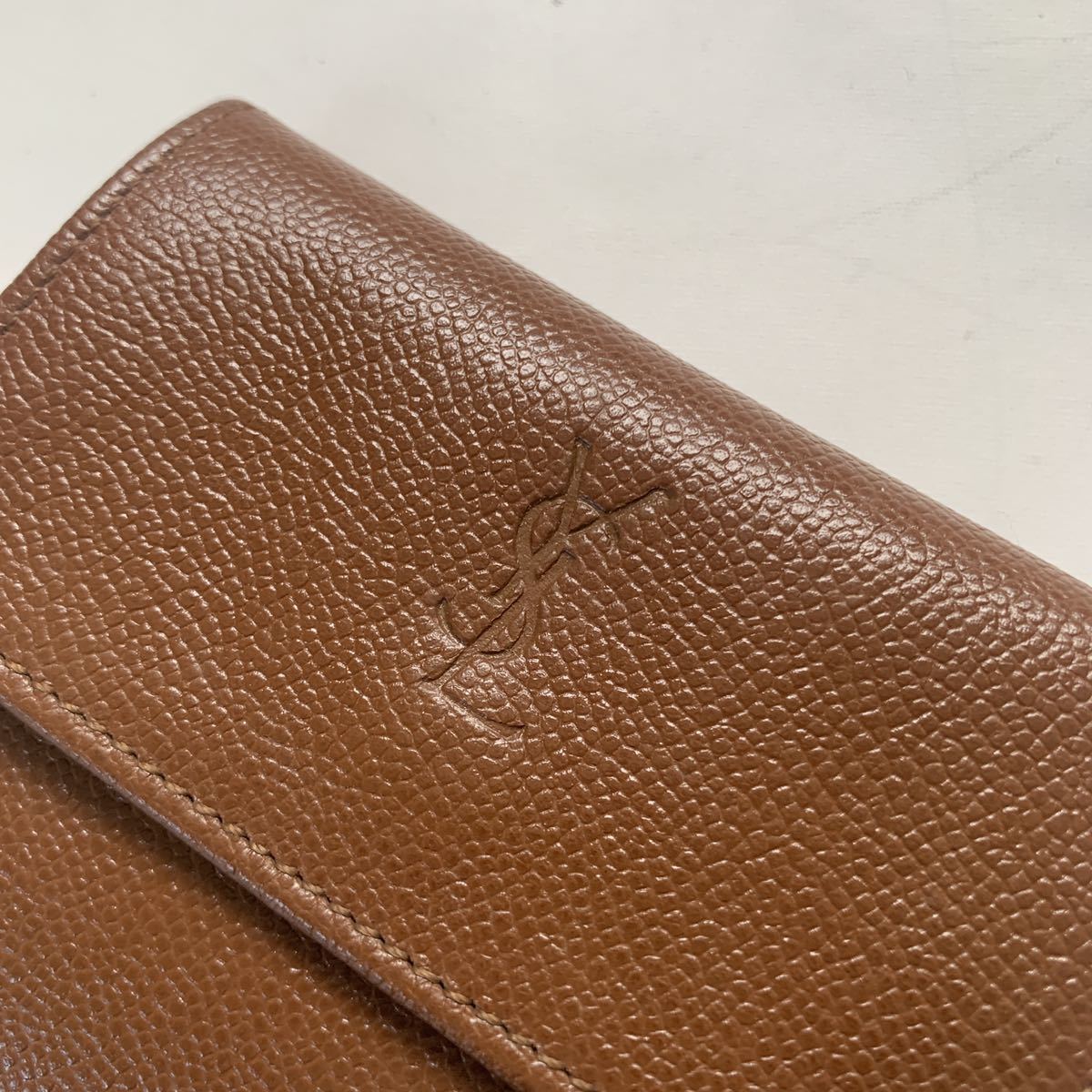 【未使用】Yves Saint Laurent イブサンローラン 二つ折り財布 コインケース カードケース