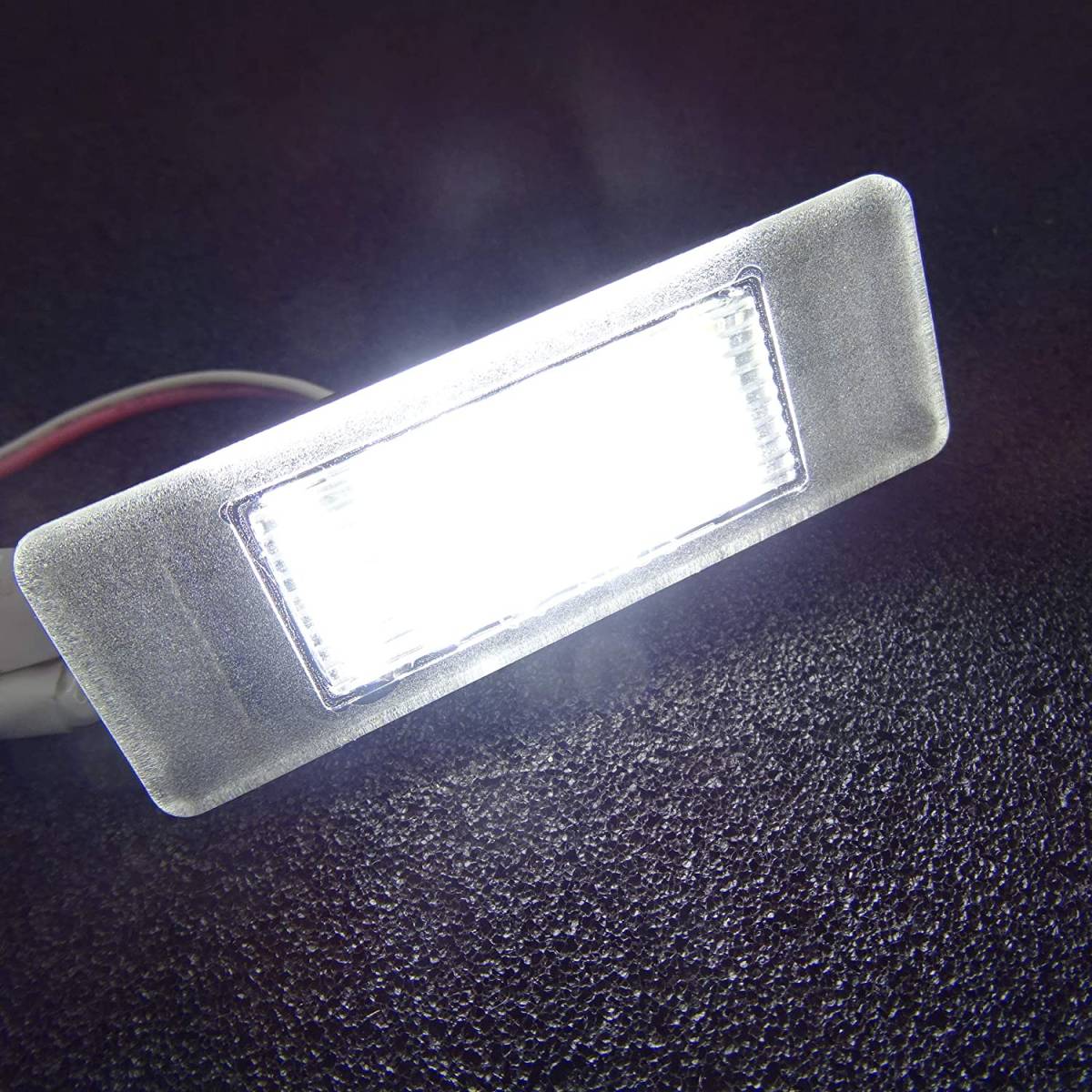 激白光 ! 交換式 ! ベンツ LED ナンバー灯 ライセンス ランプ W639 V350 トレンド アンビエンテ アンビエンテロング エクスクルーシブ_画像1