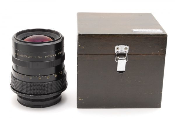 [Super Rare] Nikon APO EL-NIKKOR 210mm f/5.6 Enlarging Lens Case From JAPAN 6603