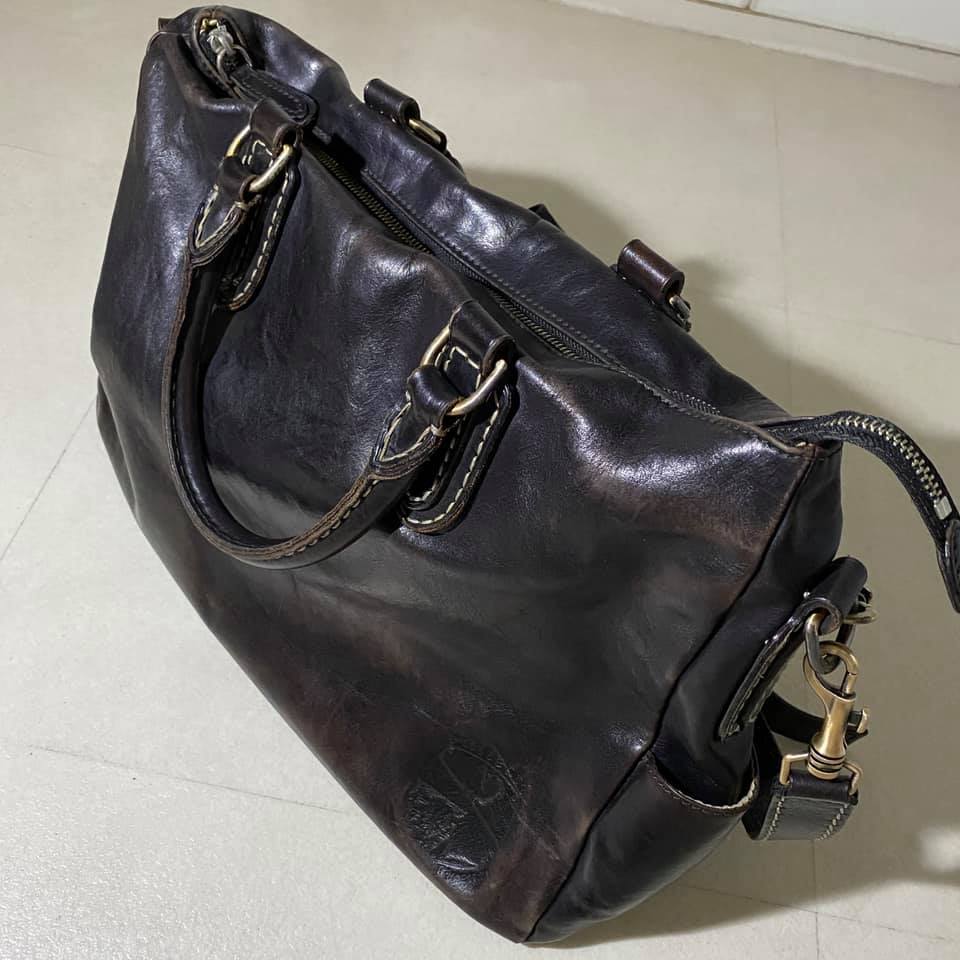 GALLETTI FIRENZE ガレッティ フィレンツェ レザーボストンバッグ