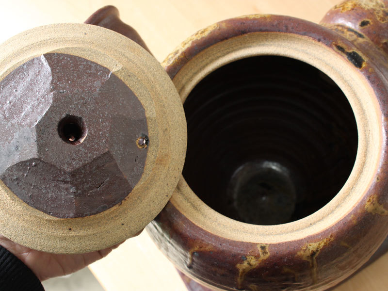 HOT在庫 ヤフオク! - 益子焼 特大土瓶 急須 敷板付 茶道具 茶器 安い高品質