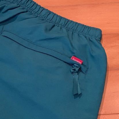 Supreme Warm Up Pant Teal M 17ss pants パンツ シュプリーム ティール ナイロンパンツ