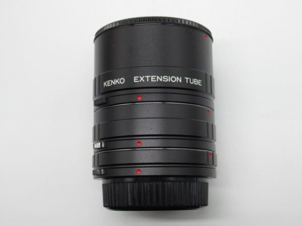 C4-7 ケンコー オートマチック 接写リングセット Kenko EXTENSION TUBE SET 12mm 20mm 36mm 箱付_画像3