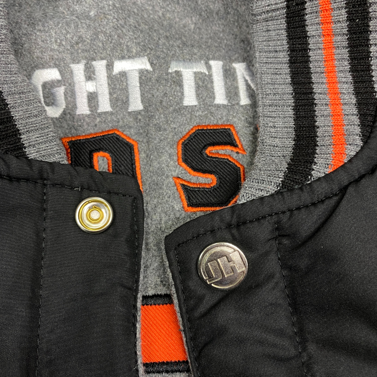 MLB公認 【M】 JH design JHデザイン SF ジャイアンツ GIANTS 記念チャンピオンズ 限定 リバーシブル スタジアムジャケット スタジャン _画像7