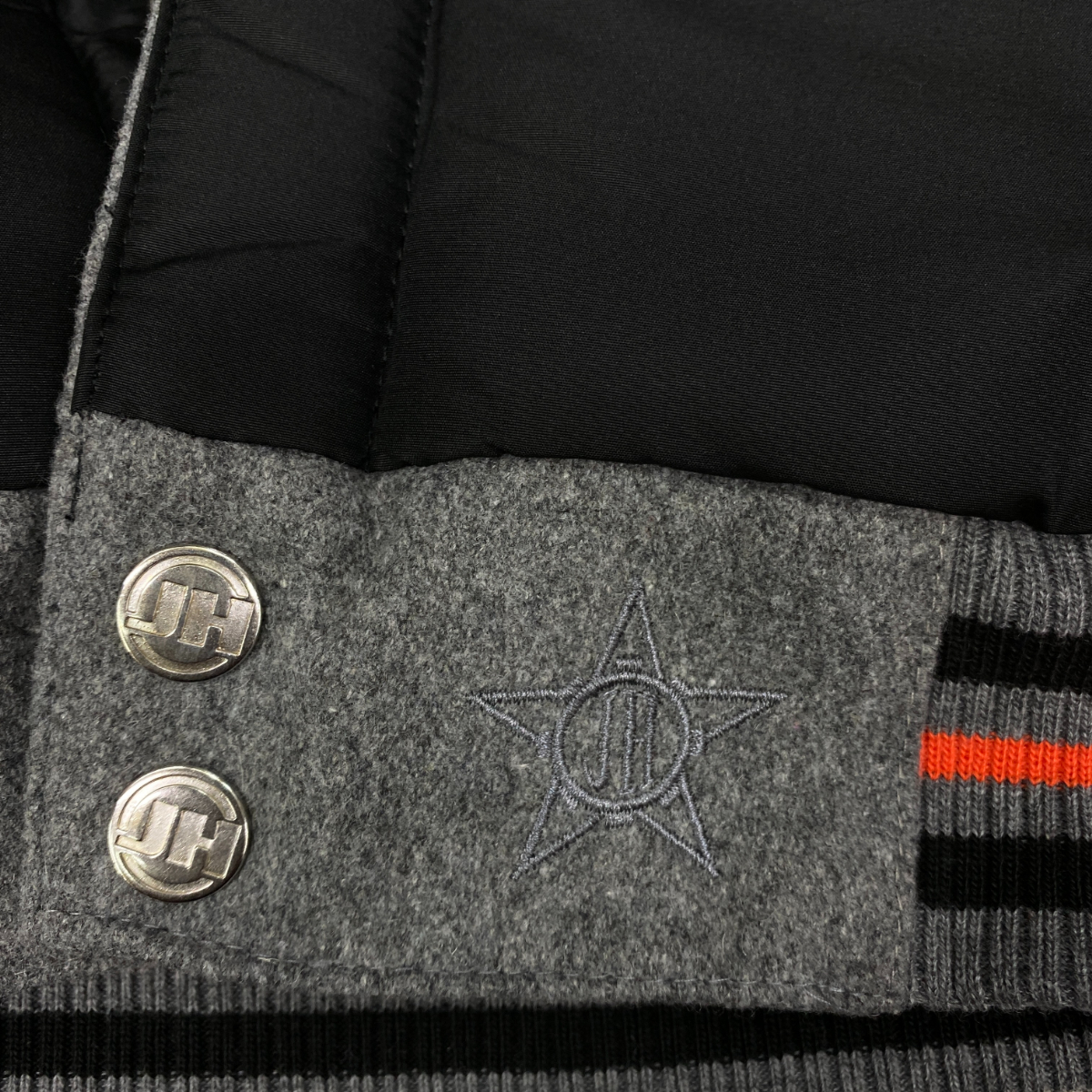 MLB公認 【M】 JH design JHデザイン SF ジャイアンツ GIANTS 記念チャンピオンズ 限定 リバーシブル スタジアムジャケット スタジャン _画像9