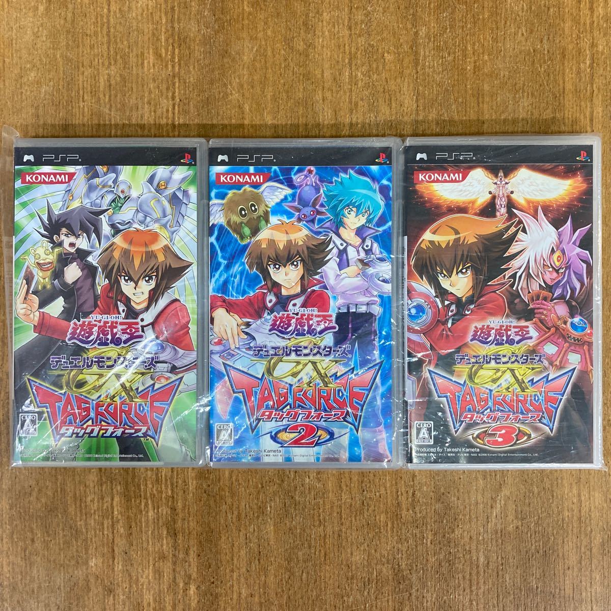 ヤフオク 遊戯王 Pspタッグフォース3本セット タッグフォ