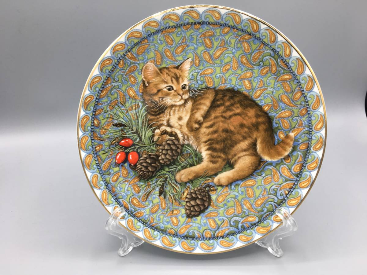  Aynsley rez Lee Anne слоновая кость 1 месяц Blossom. кошка календарь plate украшение тарелка кошка кошка тарелка Meet my kittens (761)