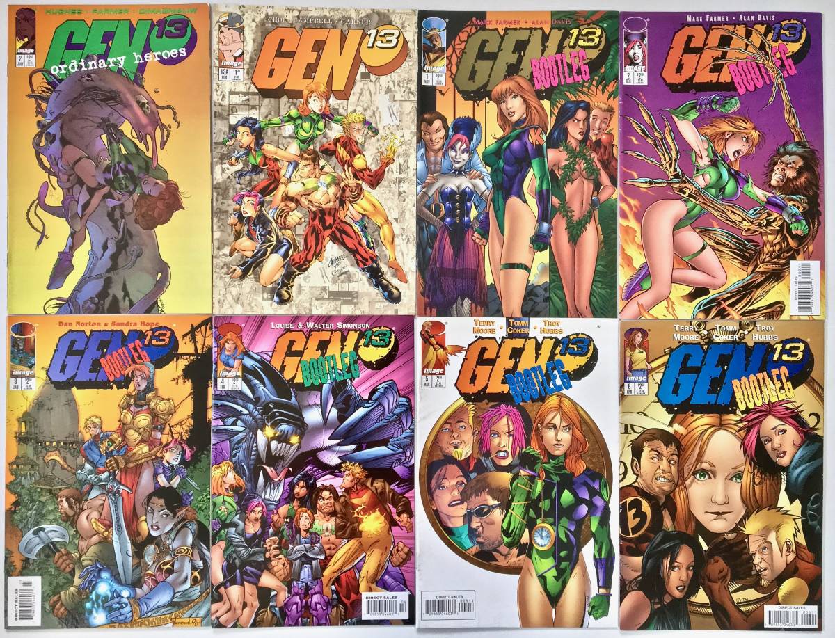  American Comics * leaf GEN 13[ total 16 pcs. ] Gen 13 Bootleg/ Gen 13 Ordinary Heroes/ NEW-GEN/ etc. .,jensa- tea n