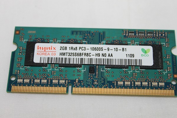 ノートPCメモリHynix◆HMT325S6BFR8C・1Rx8/PC3/10600S/2GB_画像1