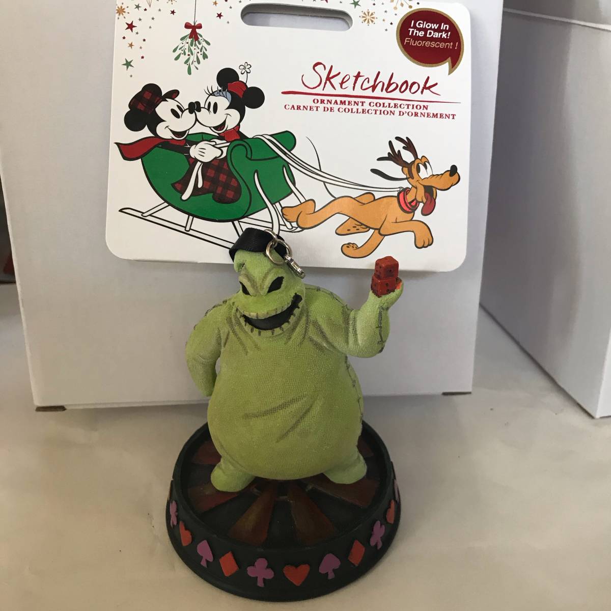 送料無料 新品 ディズニー ナイトメアビフォアクリスマス ウギー・ブギー オーナメント the nightmare before christmas Oogie Boogie_画像1