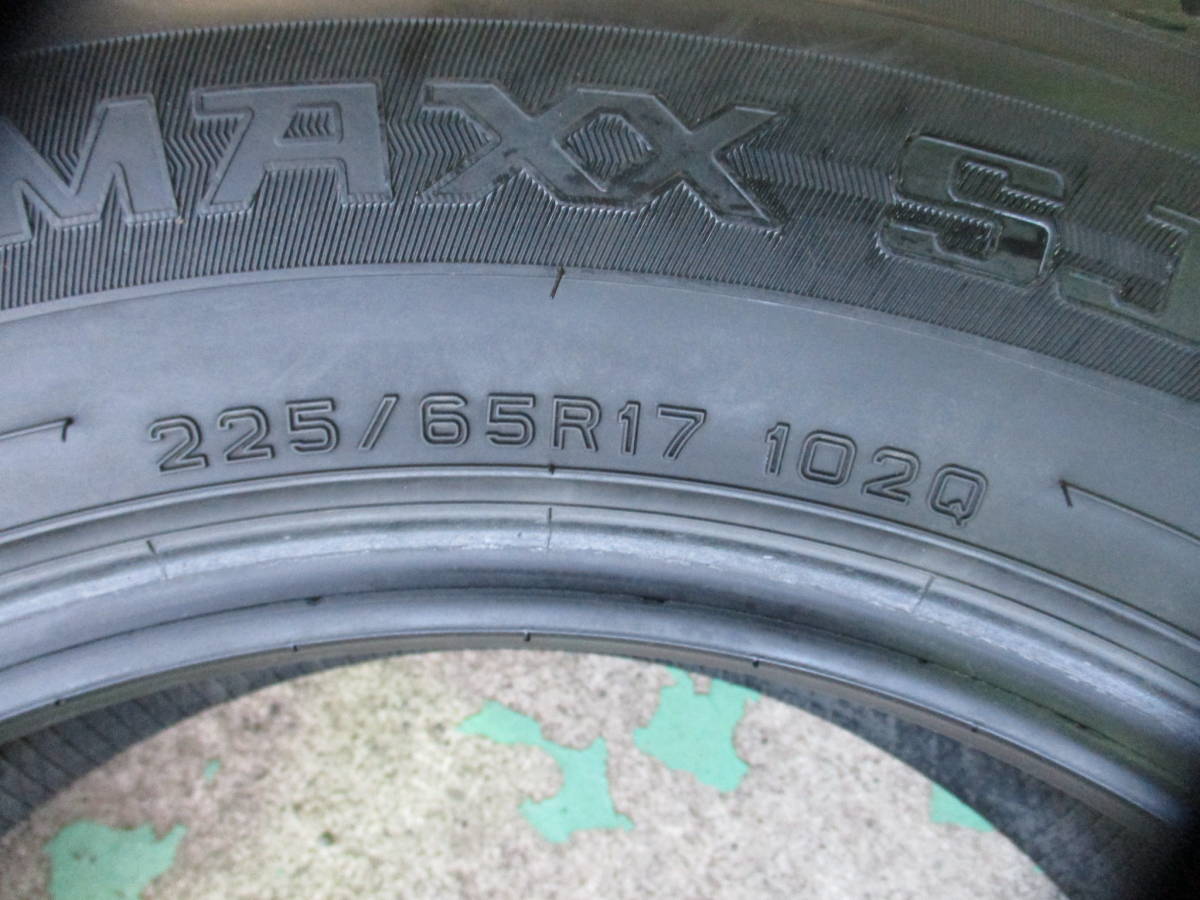 9分山 スタットレス.225/65R17 ダンロップWiNTER MAXX SJ8　4本 J-33._画像8