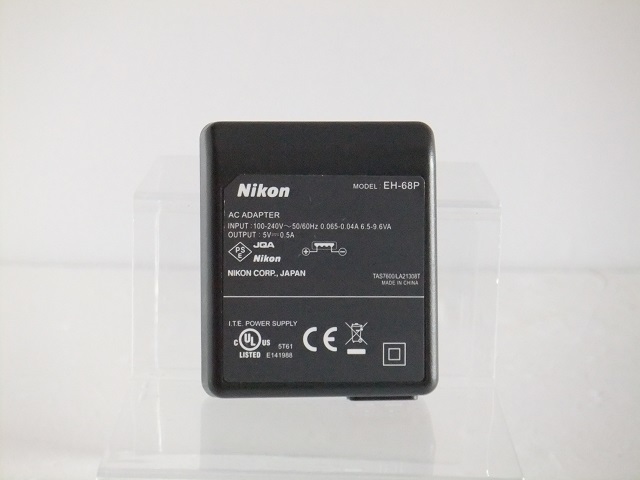  保証付き 完動品 純正 Nikon ニコン 純正 ACアダプター EH-68P 管理No.CK-AD07_画像1