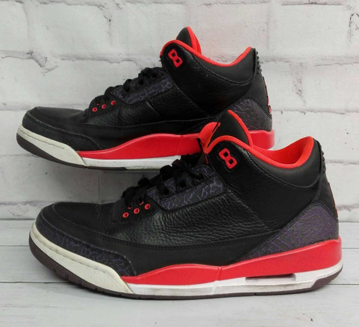 jordan 3 bright crimson