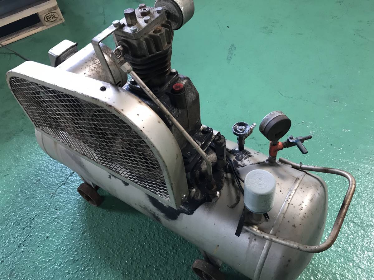 即、使用可能! 東芝 レシプロ コンプレッサー SP10D-7 1馬力 即、使用可能! 東芝 レシプロ コンプレッサー SP10D-7 1馬力