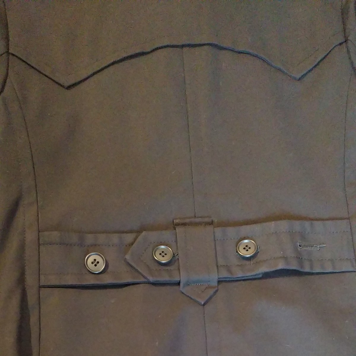 Paypayフリマ 美品アナトリエトレンチコート黒ブラックmサイズ日本製