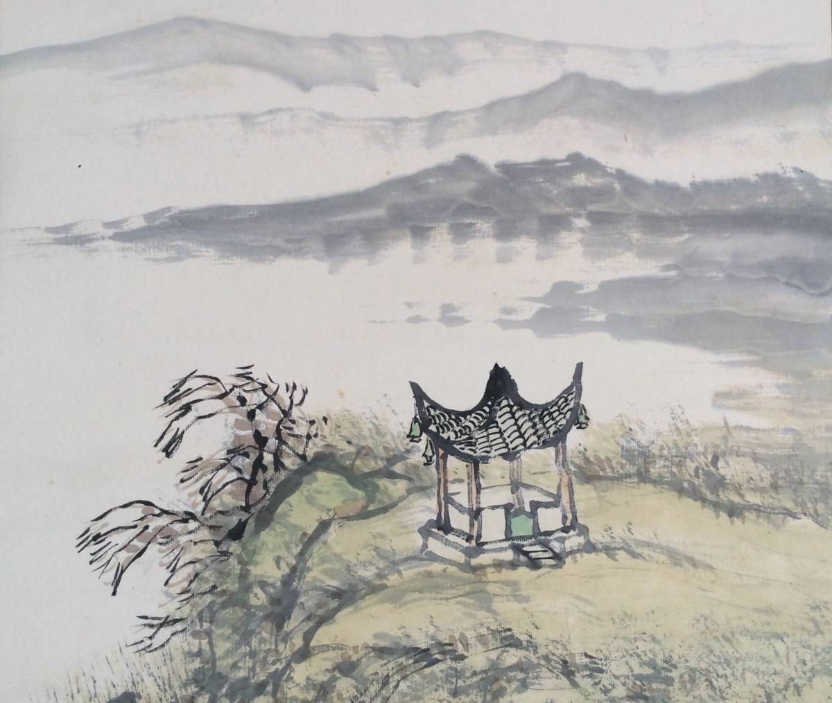 ヤフオク 掛軸 伊藤響浦 秋江游隠図 共箱 日本画 師 ヤフオク 掛軸 伊藤響浦 秋江游隠図 共箱 日本画 師