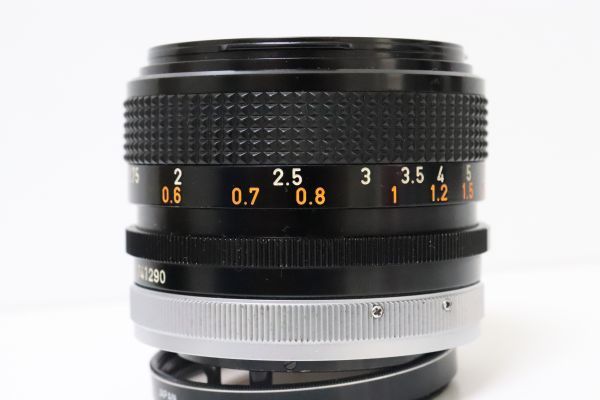 【良品】キャノン Canon LENS FD 50mm Ｆ1.4 S.S.C. レンズフード付き♪　防湿庫保管品　　Ｓ107_画像5