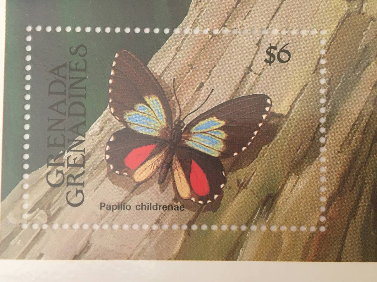 stamp : insect * butterfly |g Rena da*1991 year * seat *①