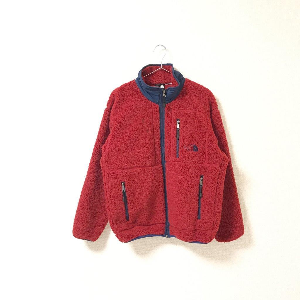 ★ Северное лицо North Face ★ Zip Up Fleece Jacket Red Red Red Size Men's M Tube: A: 11