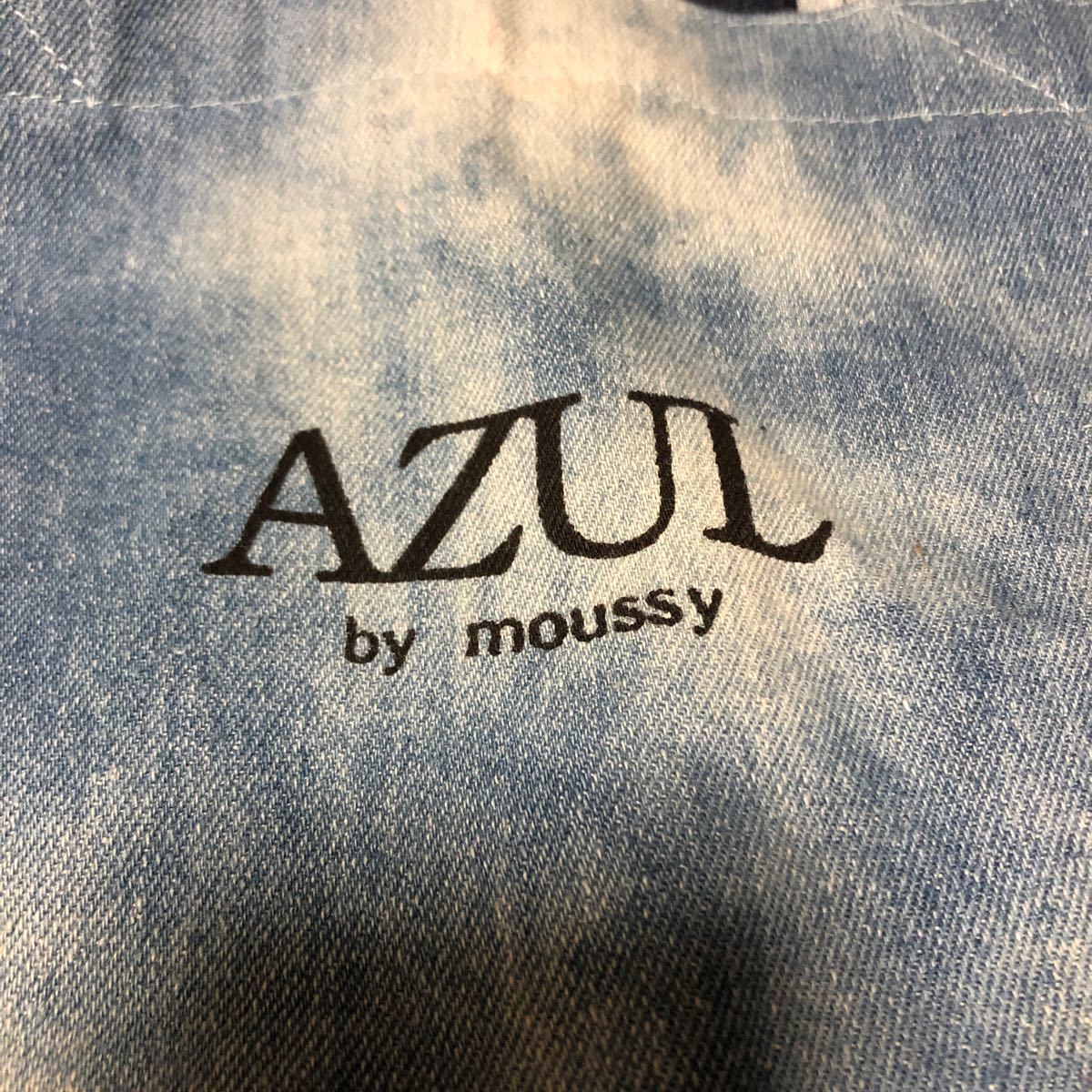 5月14日削除予定　AZUL by moussy トートバッグ エコバッグ　サブバッグ　ショッパー　デニム