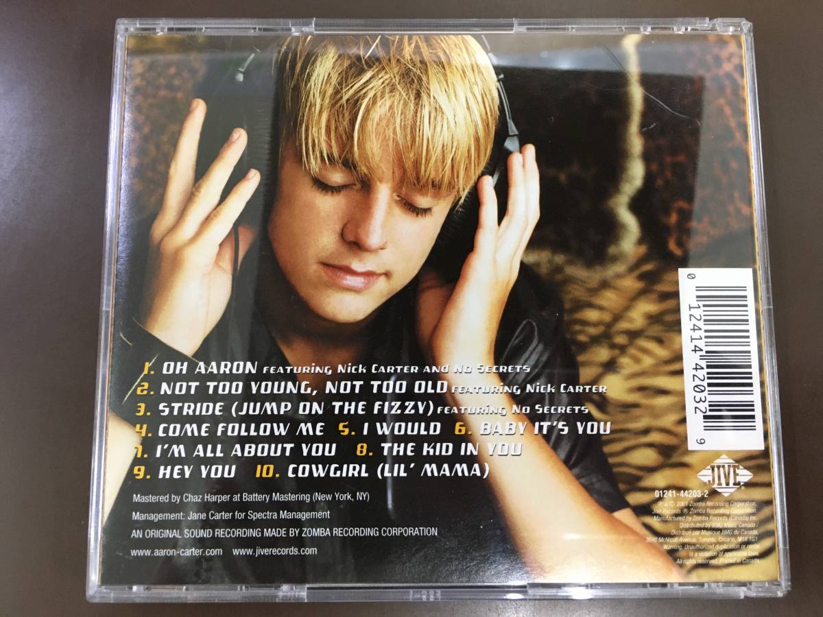 CD/AARON　CARTER　OH　AARON/Oh Aaron アーロン・カーター /中古_画像2