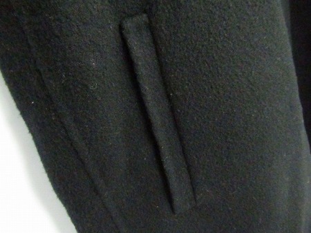 TU155★レディース コート Brages ブラック×ホワイト サイズF(M程度) 毛90%(ラム40% カシミヤ10%) ナイロン10% 高級ブティック品 中古品_画像8
