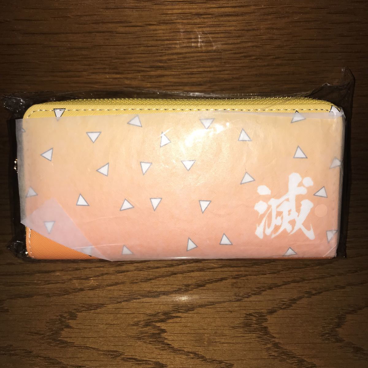 ヤフオク! - 鬼滅の刃風 鬼退治財布 ダブルポケット 散り三角模様 我妻...