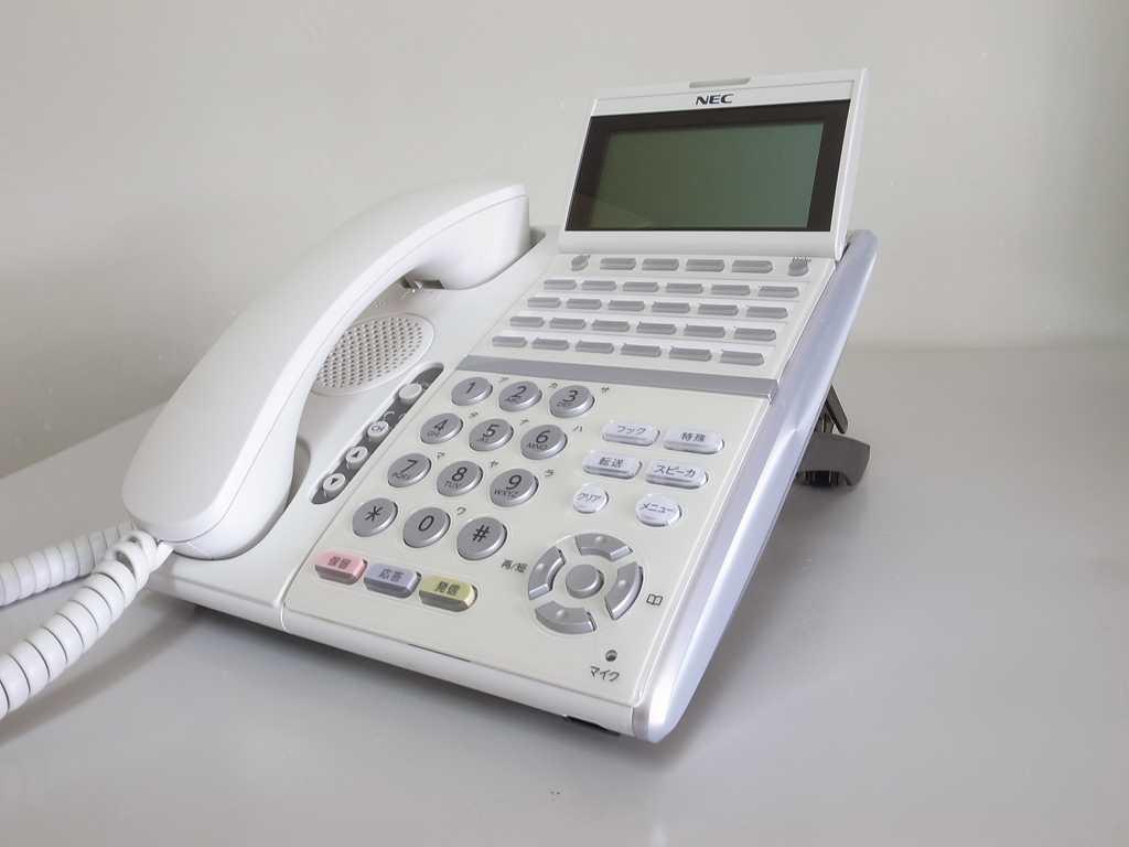 □【☆PD☆】NEC Aspire UX ISDN停電用多機能電話機 【DTZ-24PD-1D(WH