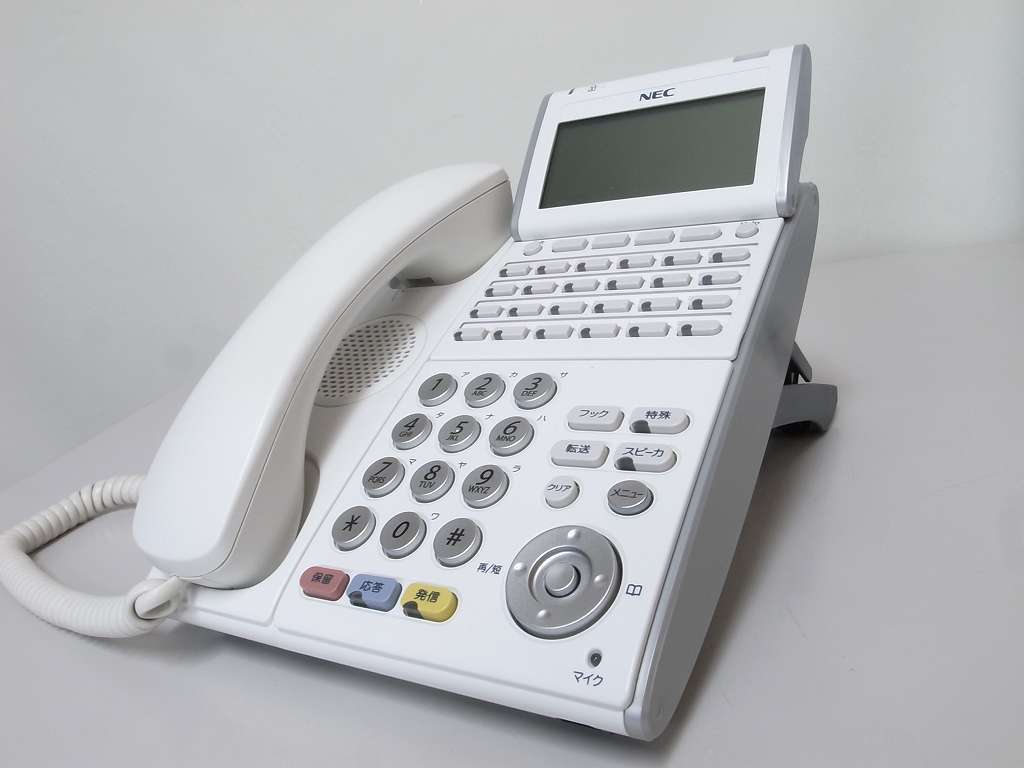 ■【☆16年製造☆】　NEC AspireX　DT700Series　24ボタンIP電話機　【ITL-24D-1D(WH)TEL】　(1)■