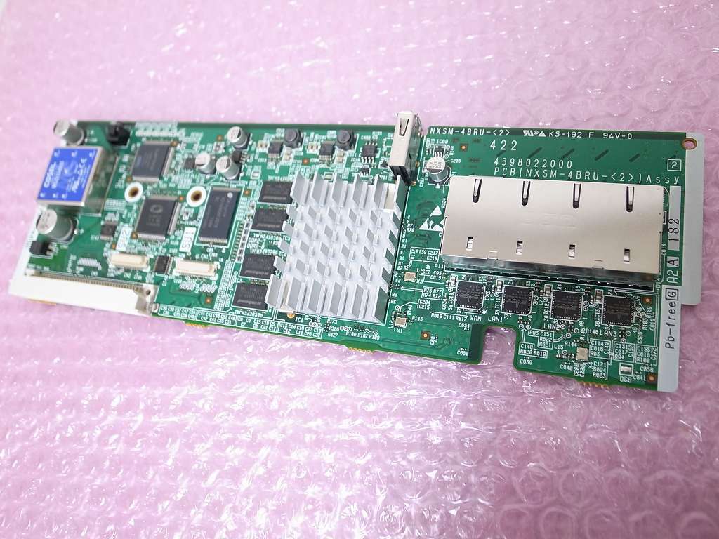 ■【☆18年製造☆N1☆】　NTT αNX SM　4chブロードバンドルーターユニット[2]　【NXSM-4BRU-[2]】　(7)■_画像1