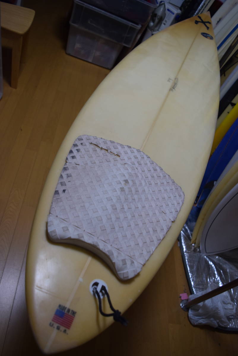 サーフボード ショートボード ガンボード MALIBUS 6.10f(209cm×45cm×6cm)