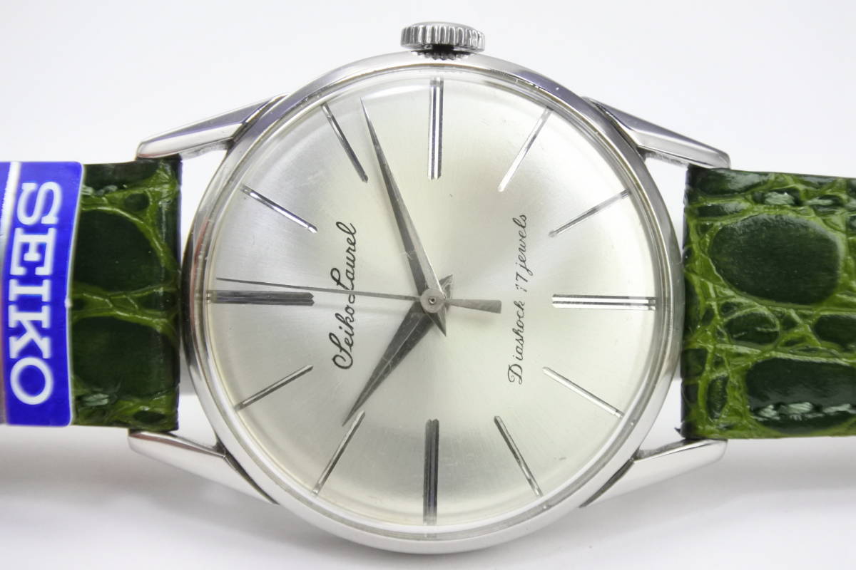 2022特集 ☆1959年製名機 SEIKO LAUREL 筆記体ロゴ14048 美品 17石 手