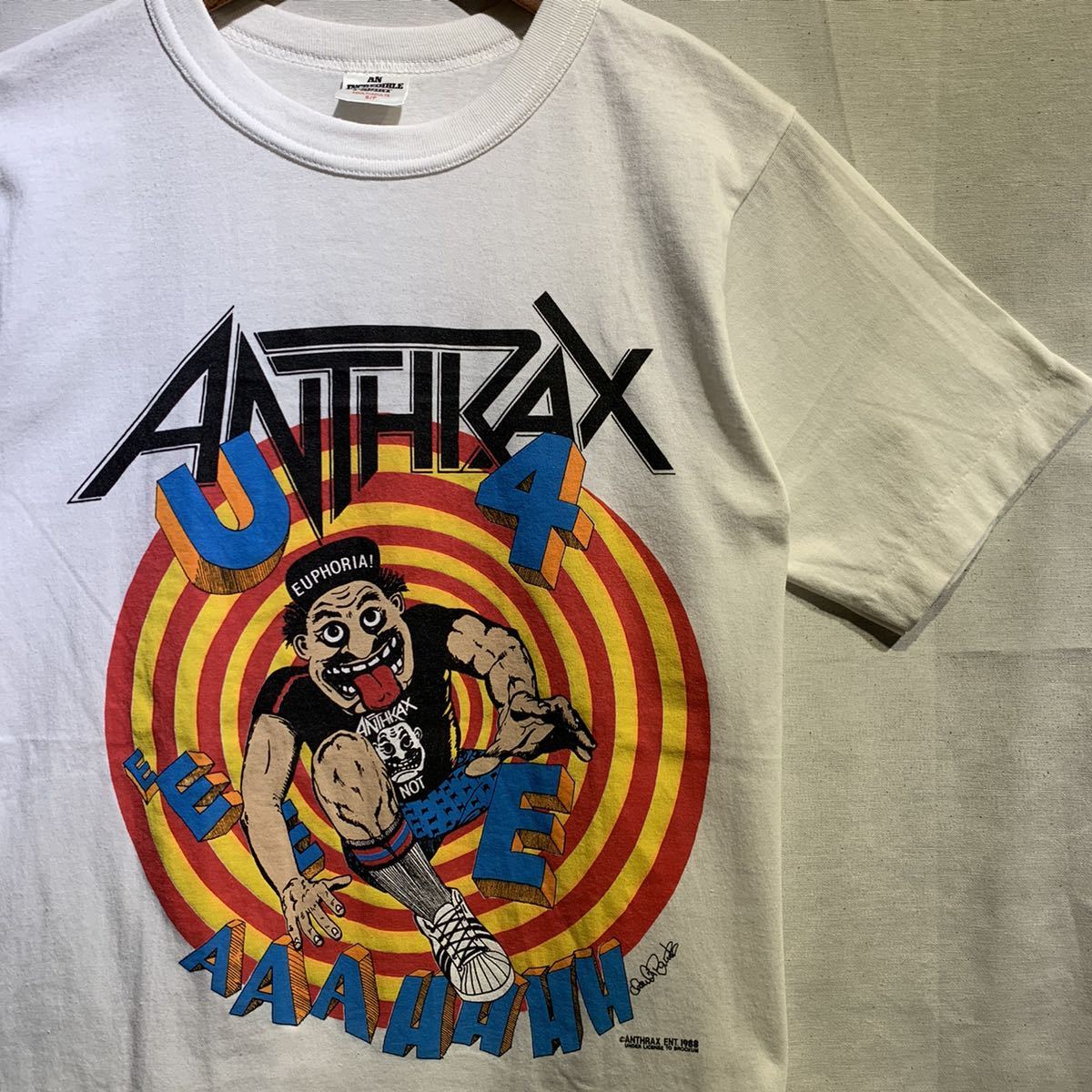 通販限定商品 【80sコレクション】anthrax1988-89 tour tシャツ