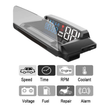 gps スピードメーター速度プロジェクター速度超過アラーム hud L3 ヘッドアップディスプレイ_画像1