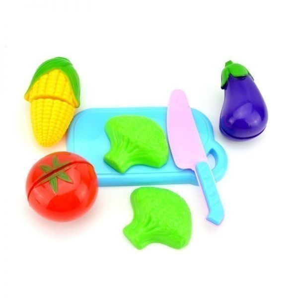 プラスチック切断野菜果物ふり食品プレイセット幼児教育キッチンおもちゃ楽しい就学前の子供1セット８ 9_画像2