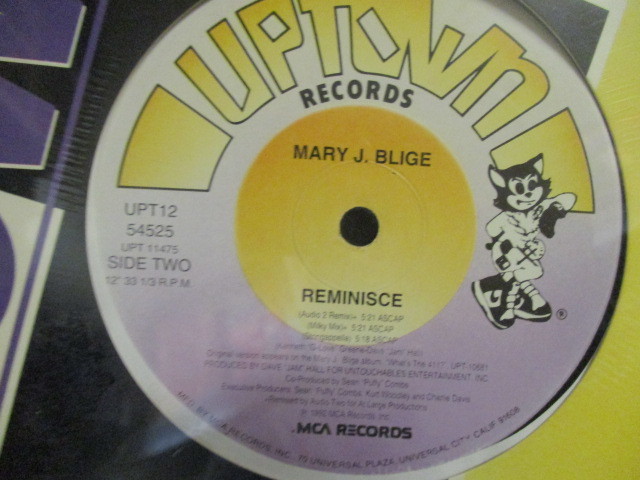 Mary J. Blige ： Reminisce 12'' // Bad Boy Remix / Audio 2 Remix / Milky Mix / 落札5点で送料無料_画像3