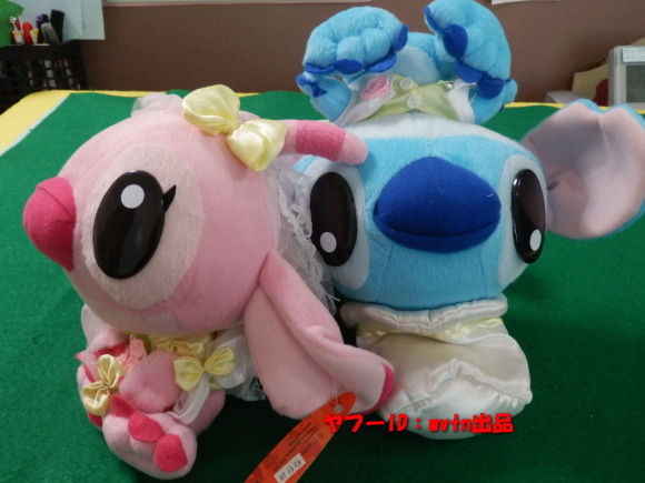 リロ＆スティッチ Liro & Stitch ペア ぬいぐるみ 高16cm N10_画像2