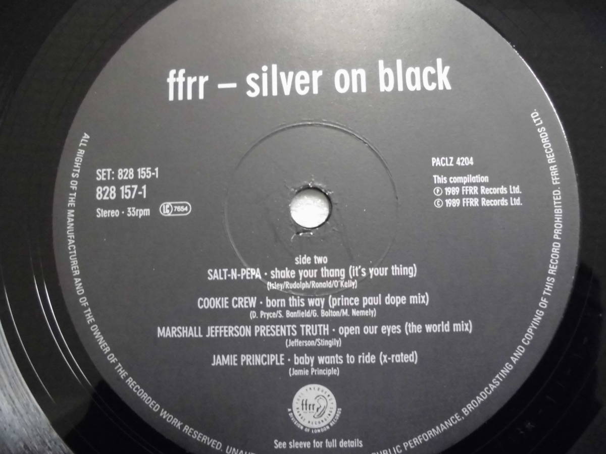良盤屋 P-1996◆LP◆レーベル；828-156-1- Acid House　Various FFRR - Silver On Black＞1989　2枚組 送料480_画像9
