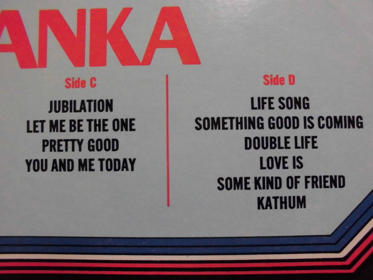 良盤屋 Ｐ-2021◆ＵＳ盤　 Pop Ballad　 ポール・アンカ エッセンシャル...The Essential...Paul Anka＞1976　2枚組 送料480　カット有_画像4