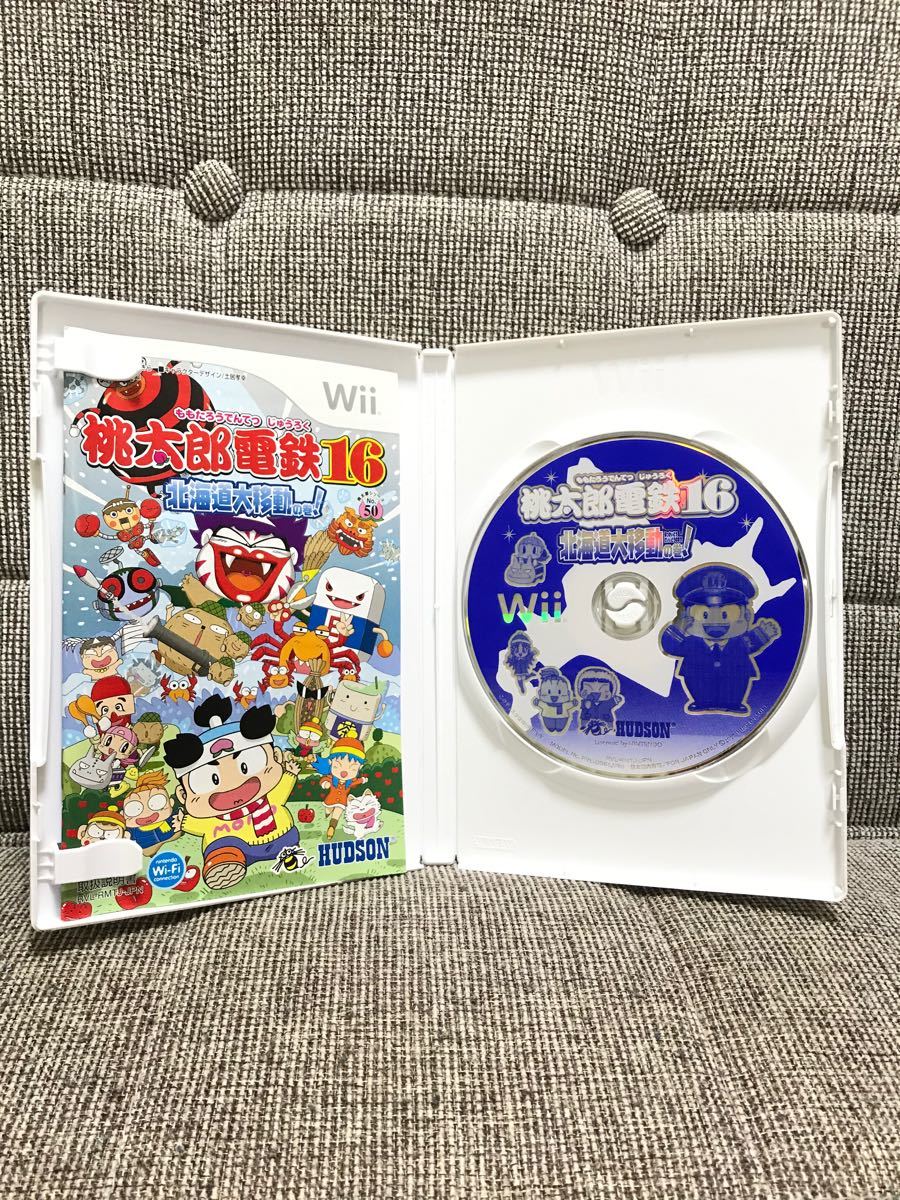  美品　wii 桃太郎電鉄16北海道大移動の巻　桃鉄