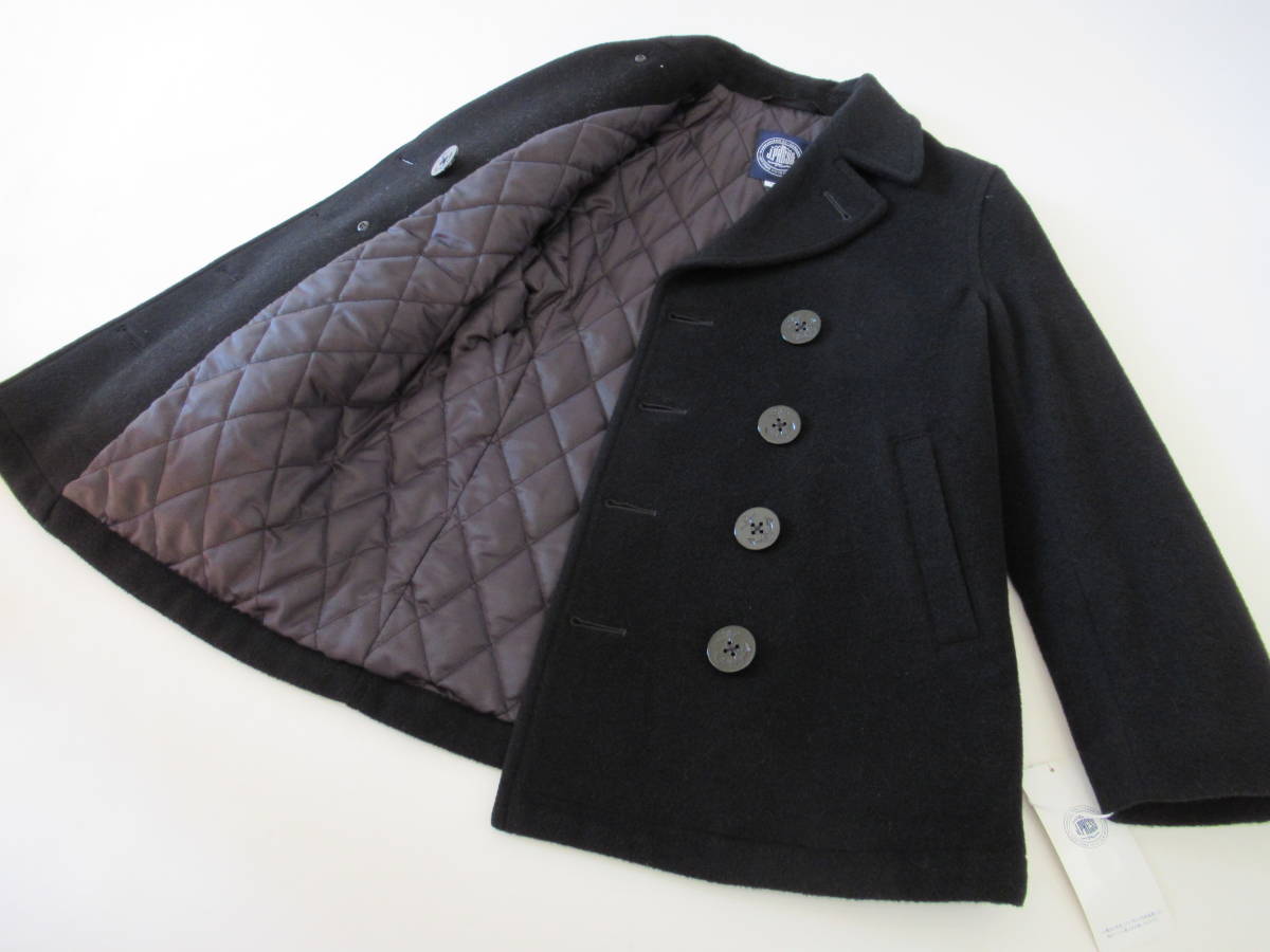 ##202011 prompt decision # J.PRESS J Press new goods black cashmere . pea coat 140