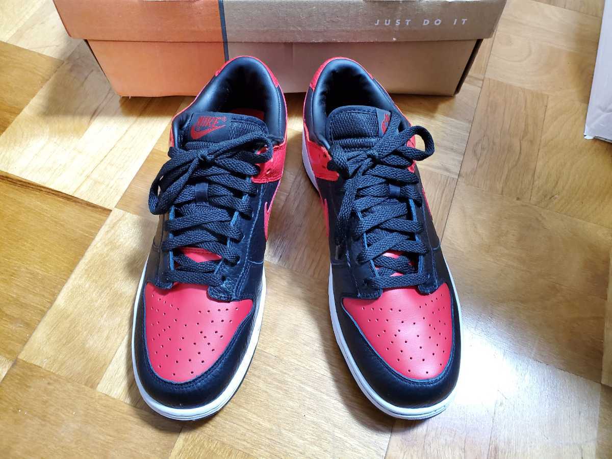 ヤフオク! - NIKE Dunk low ブルズ jdスポーツ 別注 ジョーダ...